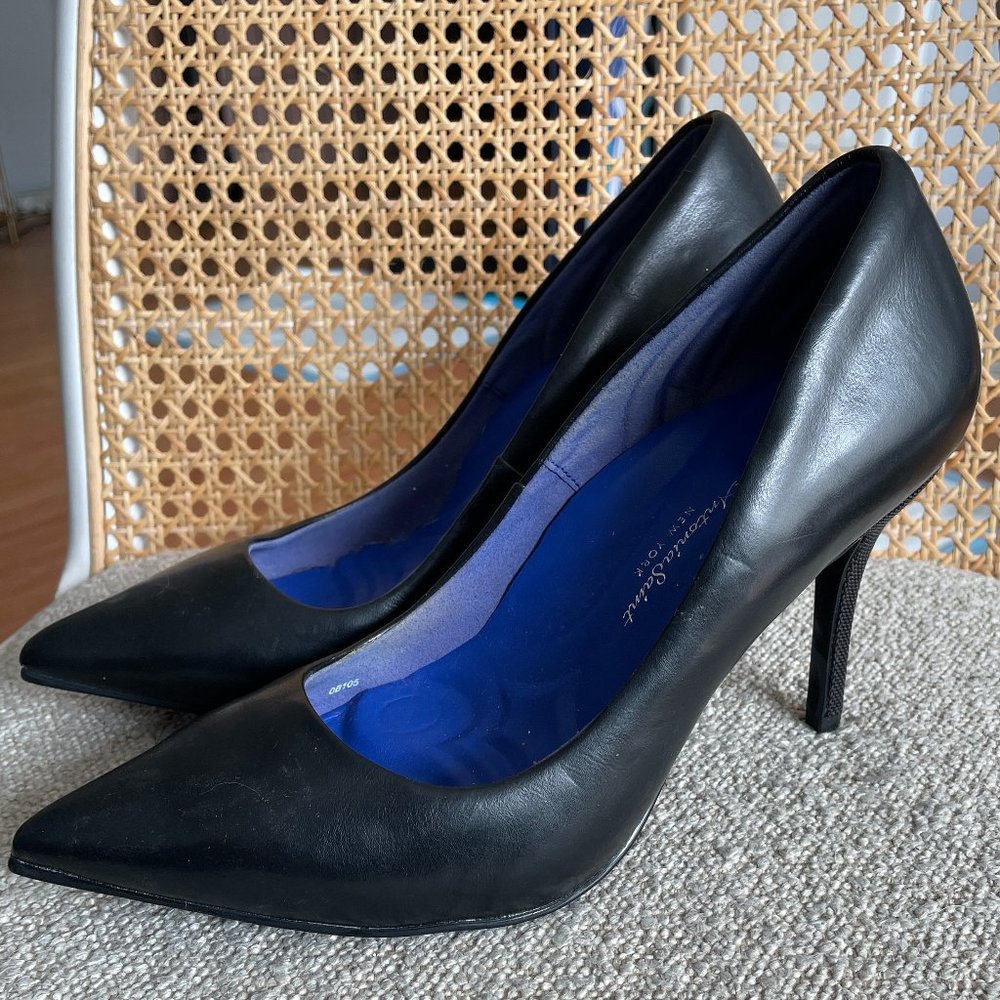 Classic Black Pointed-Toe Stiletto Pumps